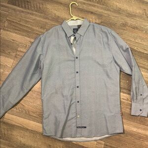 English Laundry Blue Casual Button Down Shirt